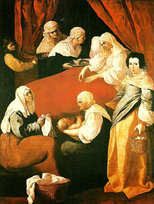 Francisco de Zurbaran birth of the virgin France oil painting art